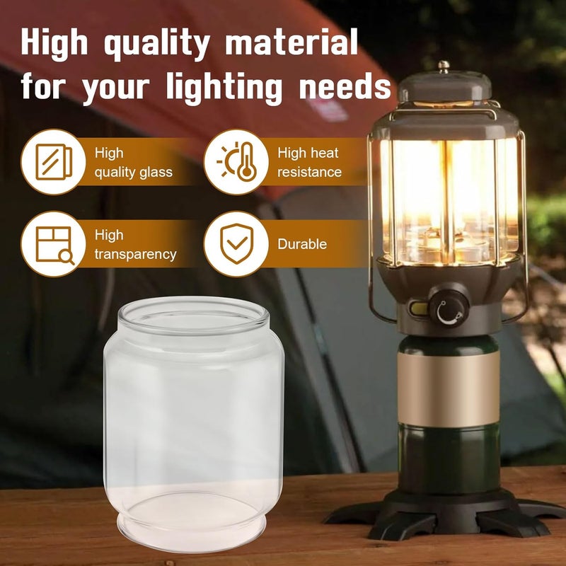 IFERLA Replacement Lantern Globe for Coleman Max Northstar Lanterns, Coleman Lantern Parts Replacement Glass Globe for Fuelled Lanterns Fits Models 2000, 2500, 2600 - Similar for #R2000B043C - Image 3